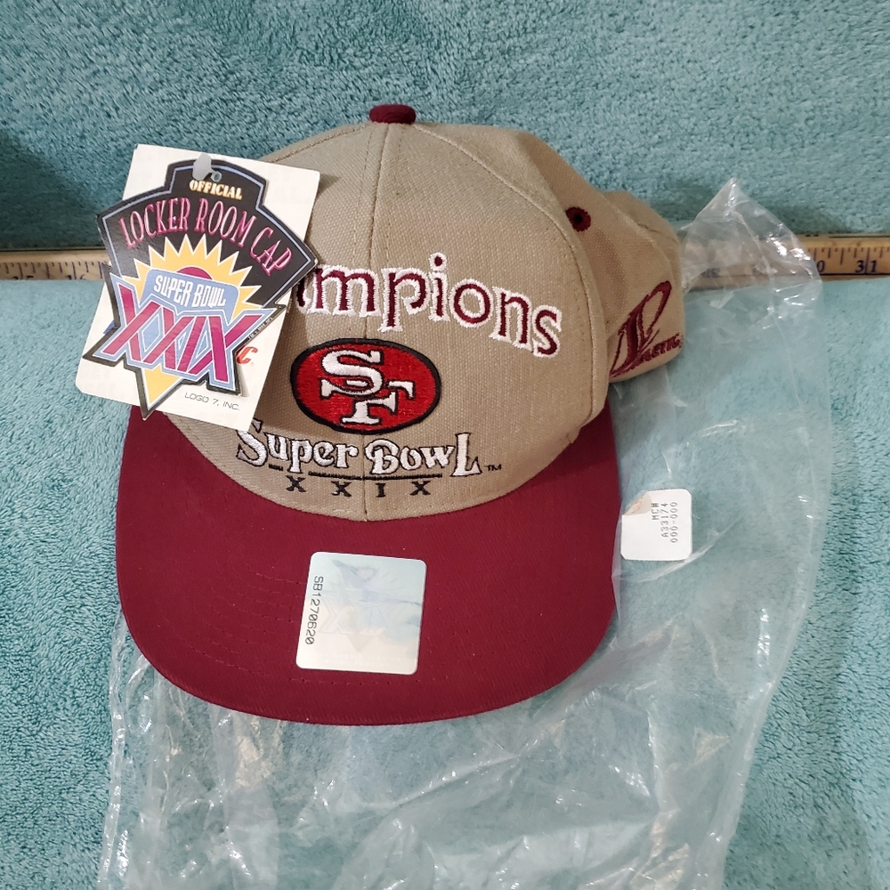 New IOP NFL San Francisco 49ers Champions Super Bowl XXIX Snapback Cap - Picture 9 of 9
